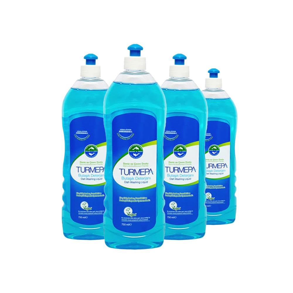 Turmepa Elde Yıkama Bulaşık Deterjanı 750 ml X 4 Adet