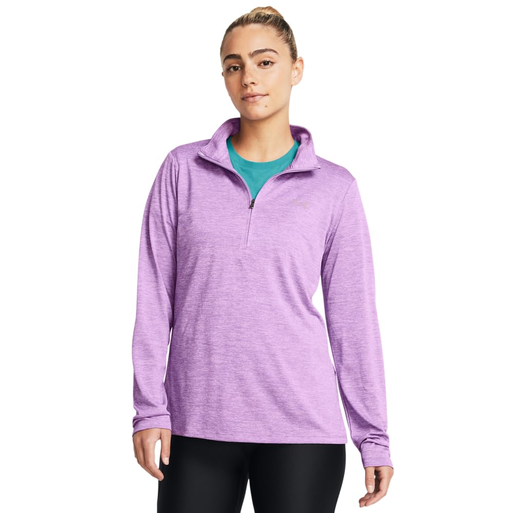 Under ArmourWomen's Tech Twist Half Zip, (560) Provence Purple / / Purple Ace, Medium