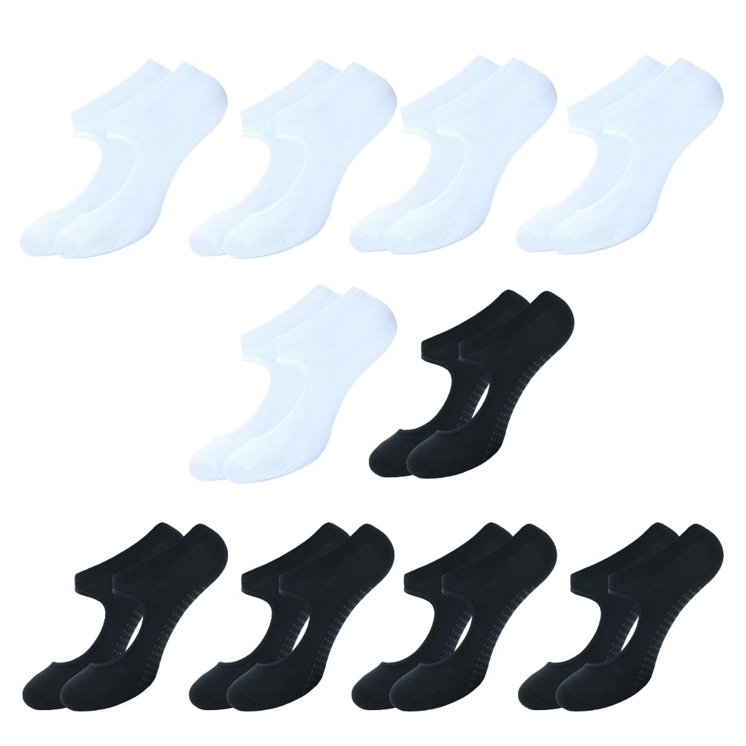 BALENZIA Pilates Grip Socks Women |Pack of 10| Yoga Accesorries Grip Hospital Walk|Ballet Dance Anti Slip Non Skid Sock