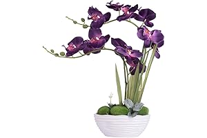 Elegant Large Artificial Orchid Silk Flower Arrangement