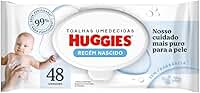 Huggies Lenços Umedecidos Recém-Nascido Sem Fragrância, 48 lenços