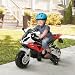 HOMCOM Compatible con Coche Correpasillos Niños Moto Eléctrica Infantil Batería 12V Doble...