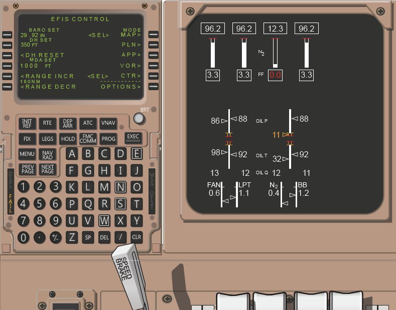 Amazon.com: Generic Boeing 747-400 Cockpit Poster 24