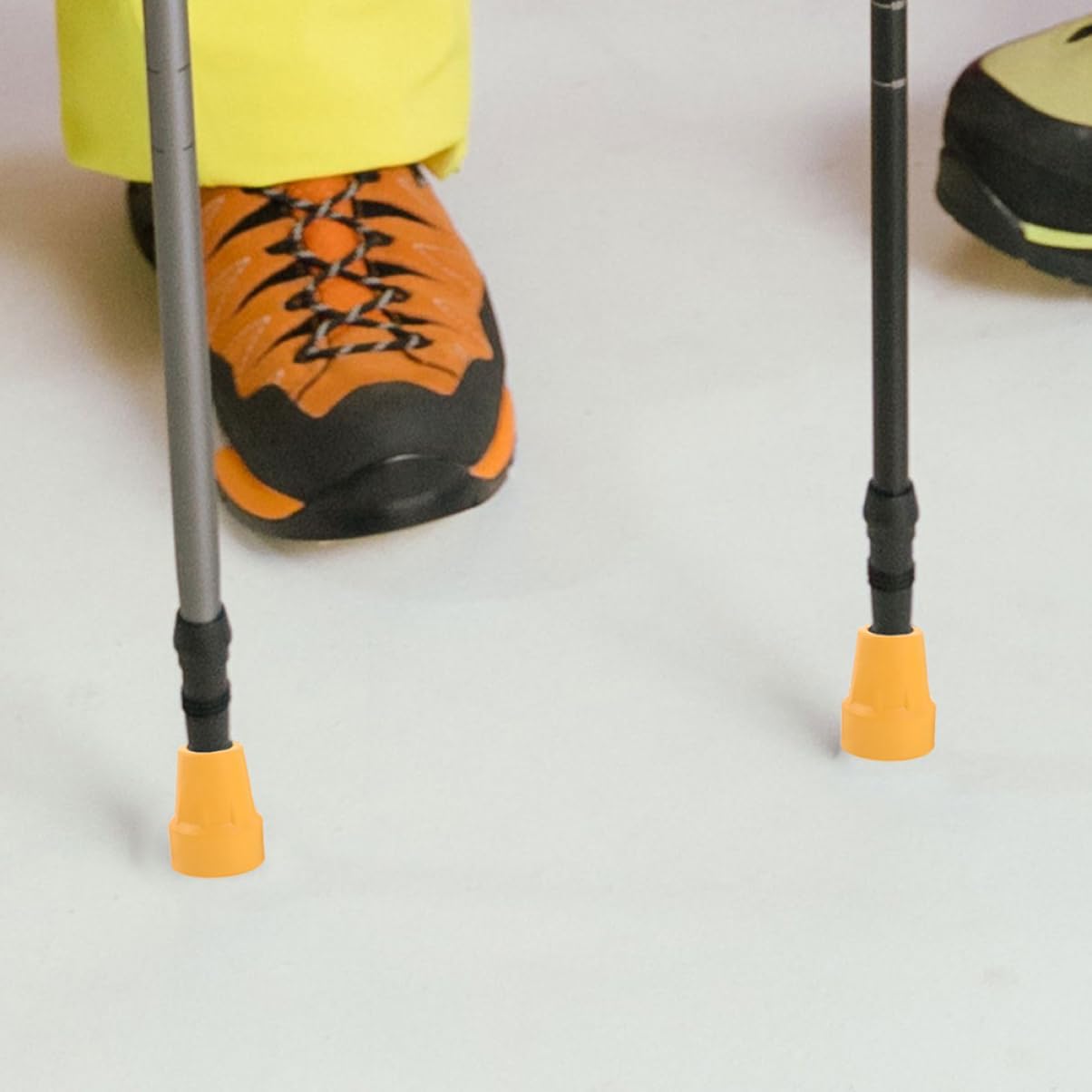 NOLITOY 8pcs Skid Crutch Replacement Tips for Walking Canes Rubber Foot Covers for Stability and Safety Surfaces for Trekking Poles and Walking Sticks
