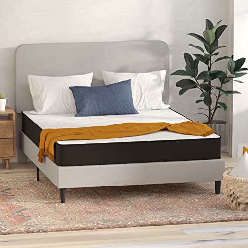 Flash Furniture Capri Comfortable Sleep 8 Inch Certipur-Us Certified Spring Foam Hybrid Mattress, Queen Mattress In A Box #TOP6