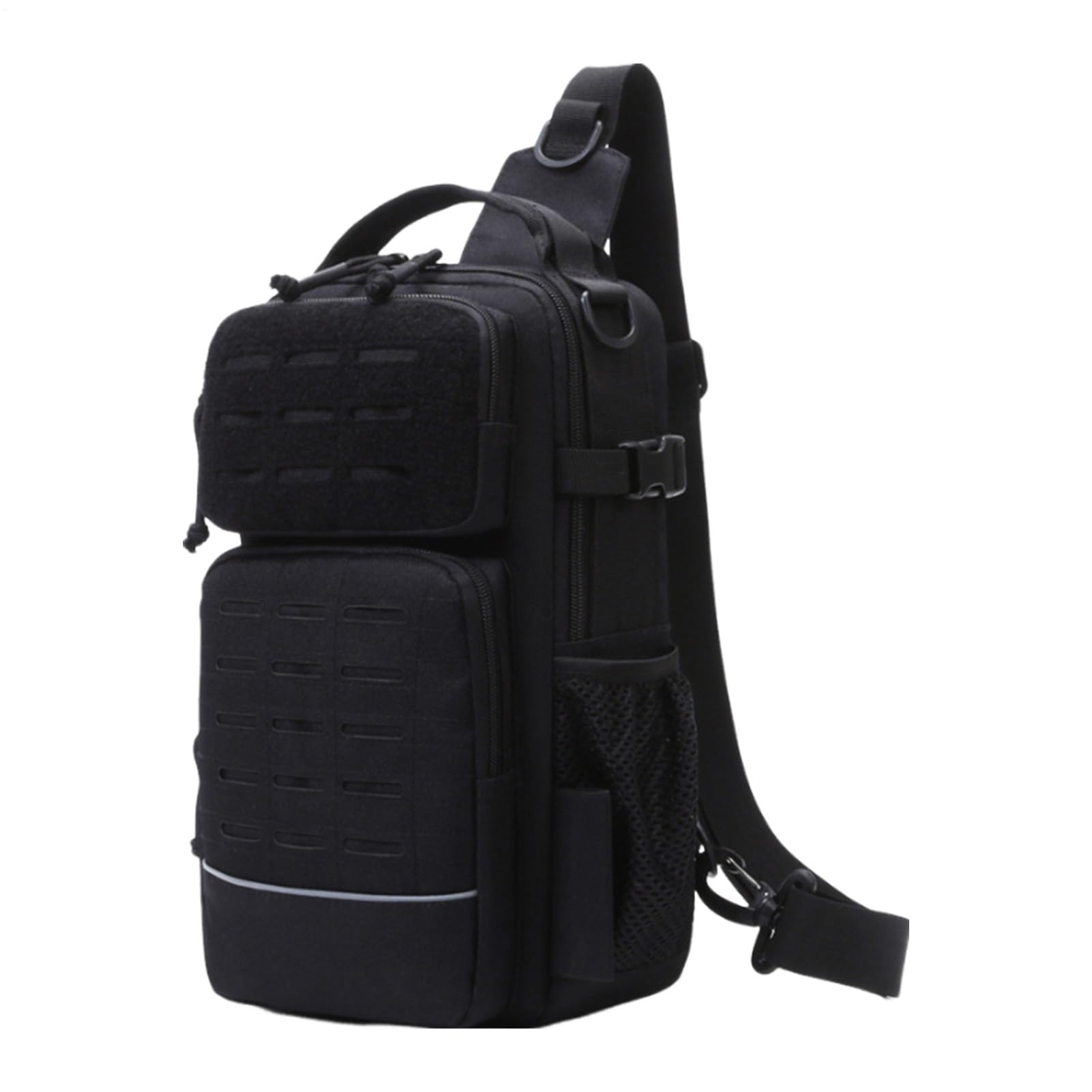 Bolso bandolera de pesca ligero con compartimento para accesorios 8