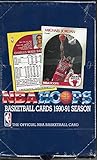1990-91 NBA HOOPS SERIES 1 SEALED BOX MARK JACKSON MENENDEZ BROTHERS RC CARD 205