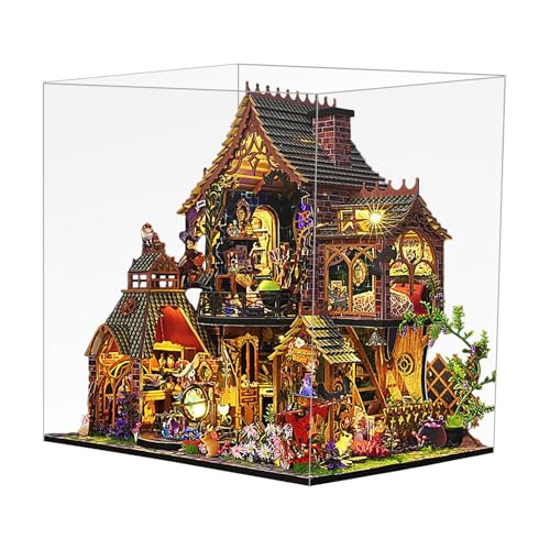Kit de modèle de maison de fée miniature en bois avec meubles de rechange