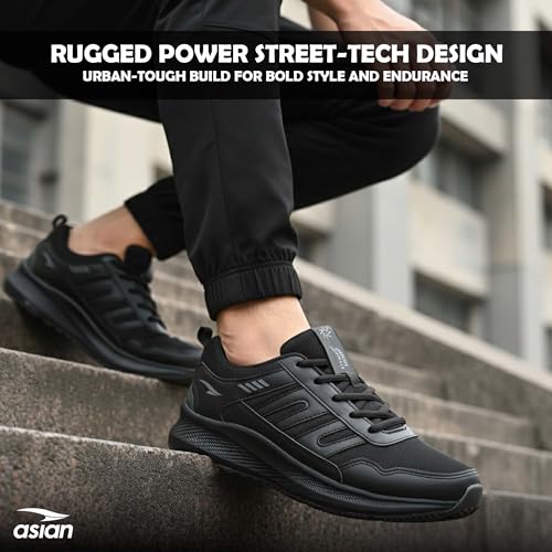 Image of ASIAN Men BOSS-02 Running and Casual Wear Running Shoes with Laces, Lightweight and Comfortable Shoes for Men & Boys, Ideal for Sports, Gym, Walking, and Daily Use