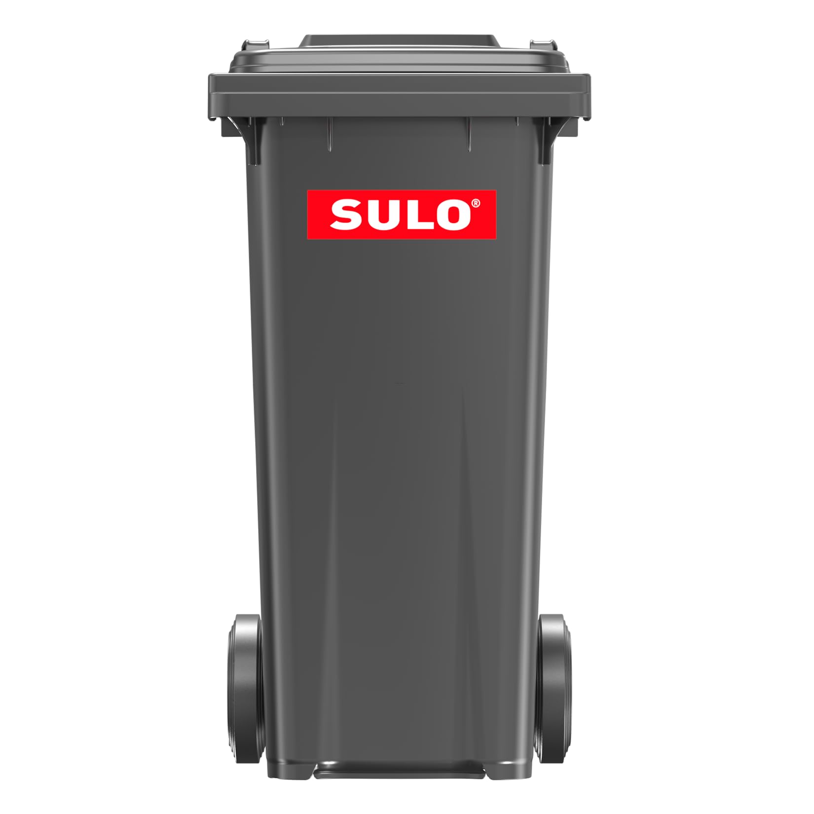 120 L Mülleimer SULO mülltonne Recycling Mülleimer mit Deckel Grau (22068)