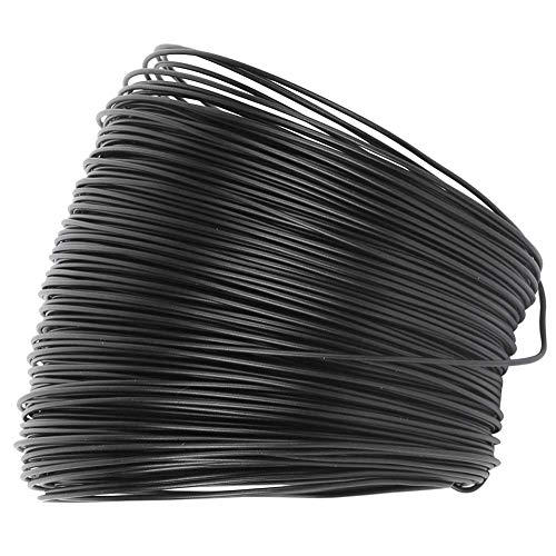Tyenaza Alambre de Hierro Galvanizado, Accesorio de Sujeción de Cable 100 metros 0.55mm para Bonsái miniatura 7