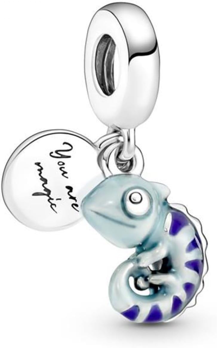 Pandora Color-Changing Chameleon Dangle Charm Bracelet Charm Moments Bracelets - Stunning Women's Jewelry - Gift for Women - Made with Sterling Silver & Enamel - Image 6
