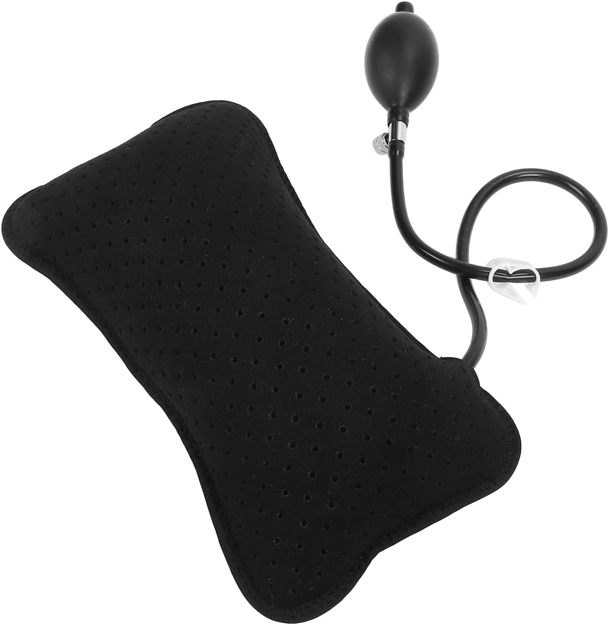 Inflatable Lumbar Support Pillow, Lower Back Supports Cushion, Breathable Lumbar Support Back Cushion with Handpump, for Travel Flying Car Home Office Use