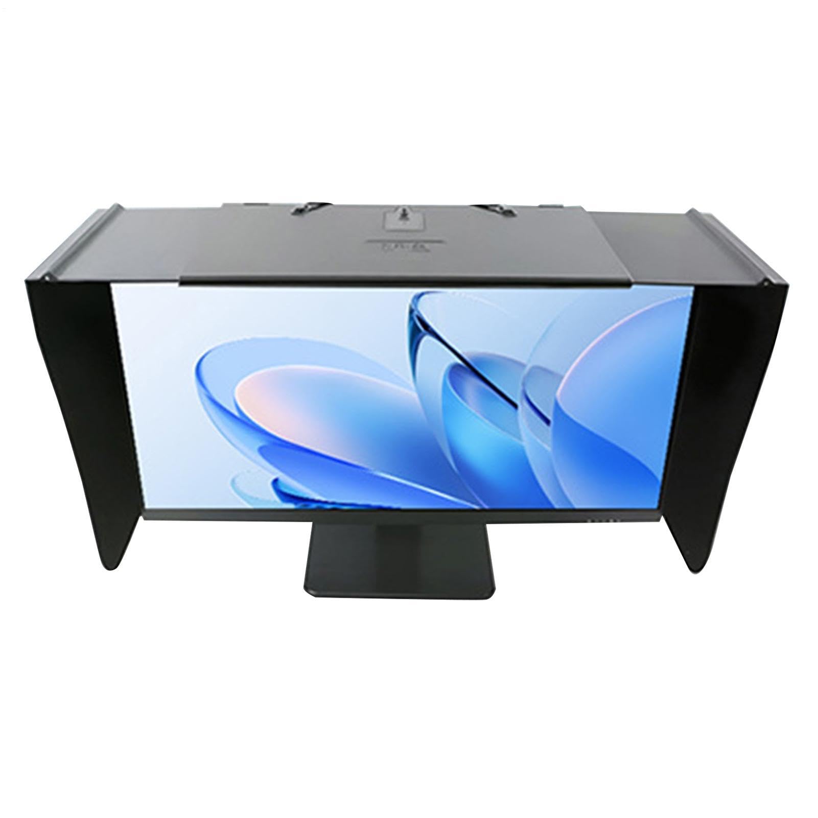 Parasole per monitor, parasole per monitor con blocco della luce, per PC, per uomini, donne, adulti, adolescenti, interni, casa, ufficio, lavoro, streaming