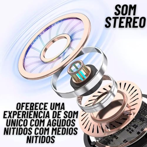 Fone Sem FIo Bluetooth Onyon Par Esportivo 365A Exercicios Wireless Academia Redução Ruido