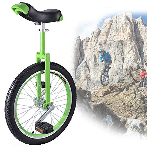 Monociclo verde regulable de 18 pulgadas para ejercicio físico 2