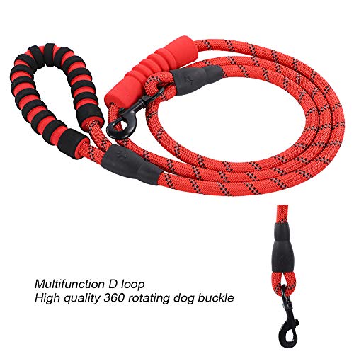 Junlucki Corda antiderrapante para puxar, corda de tração, confortável para fornecimento de cães de