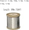 Stainless Steel Wire Hard Wire Wire Diameter 0.4 mm Long (100 m/328 Feet)