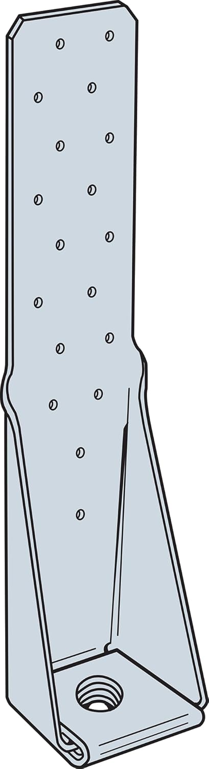 Simpson Strong-Tie HTT4 HTT 12-3/8-in. Heavy Tension Tie for 5/8-in. Anchor (Pack of 16)
