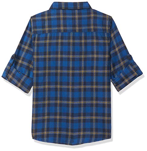 Image of Amazon Brand - Jam & Honey Boys 100% Cotton Printed Regular Fit Long Sleeve Shirt
