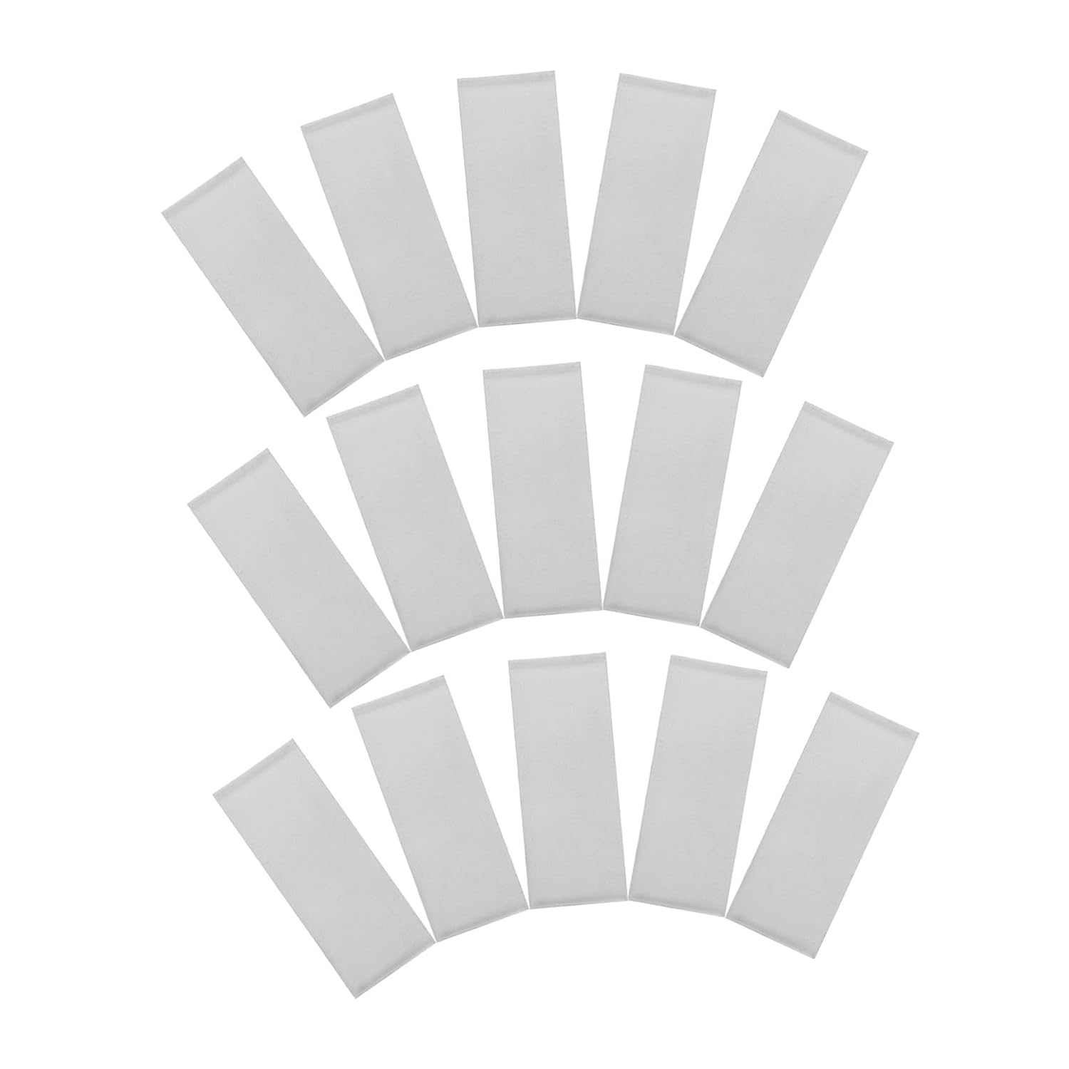 VOSAREA 15pcs Pure Zinc Anode Plates for Electroplating and Fruit Battery Making, Zinc Sheet Battery Making Strips Repeated Use for Electroplating Experiments