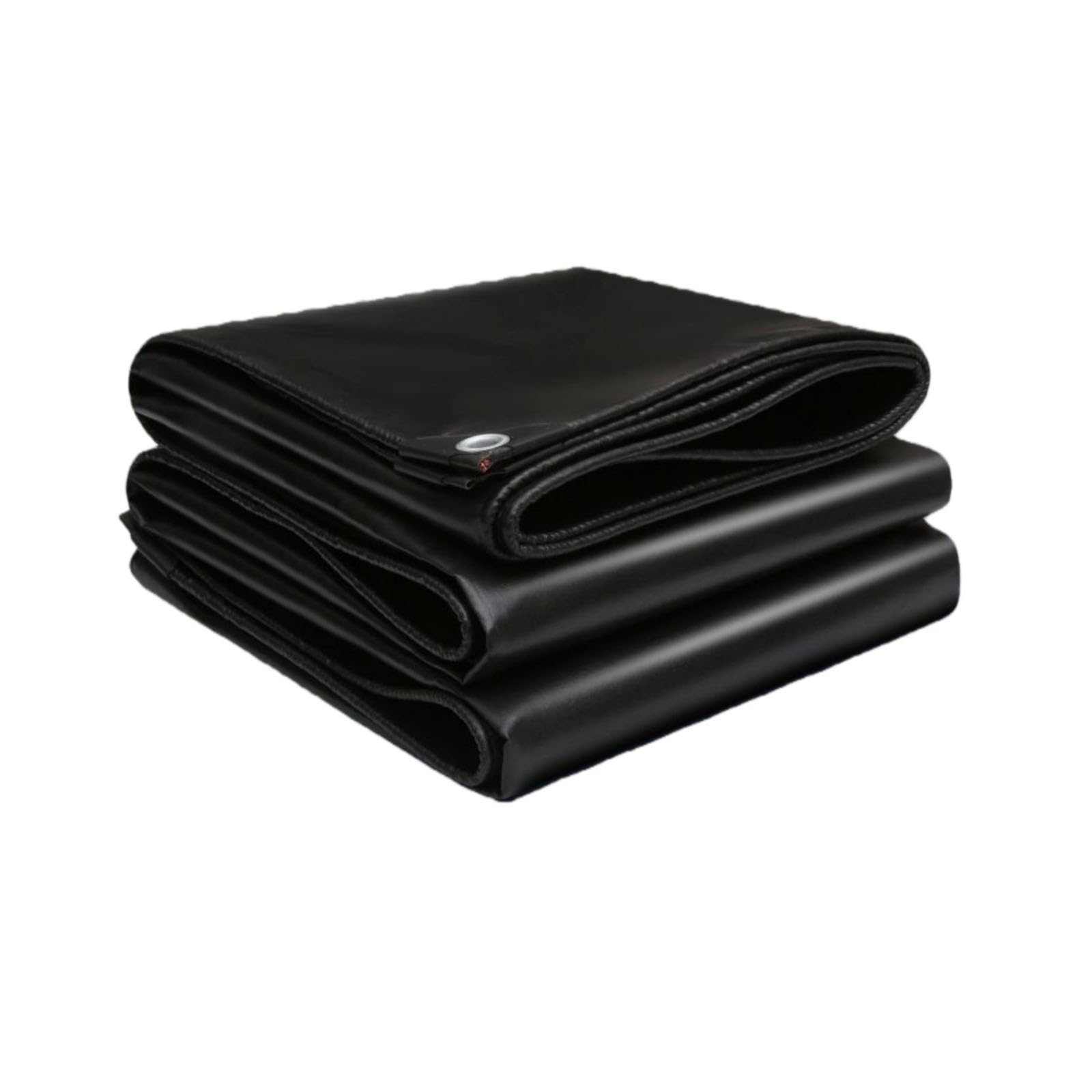 Lona impermeable antidesgarro de exterior negra de 110x250 cm para camping y jardín