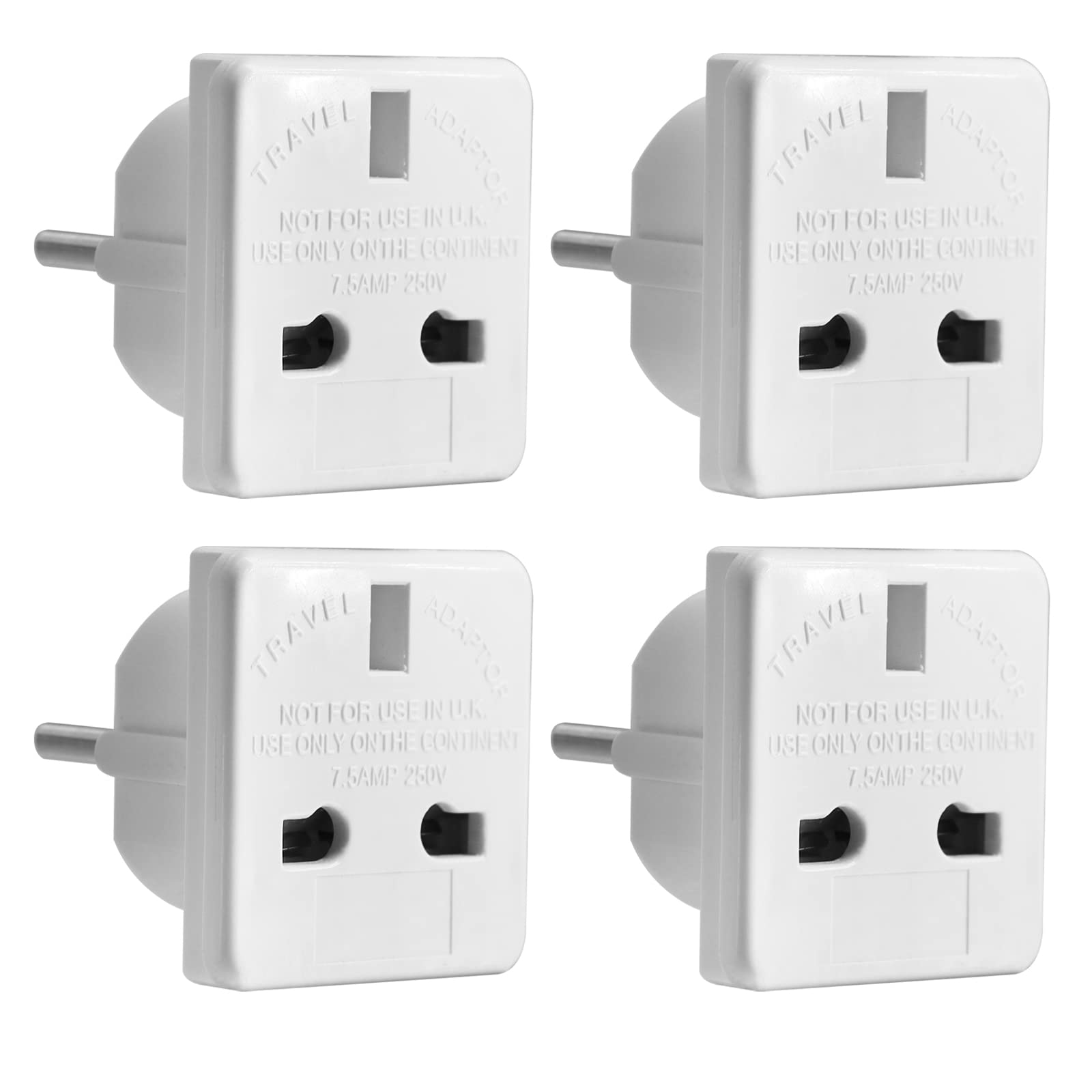UK To EU European Europe Adapter In For £ 4.00 For Sale - Foto 4