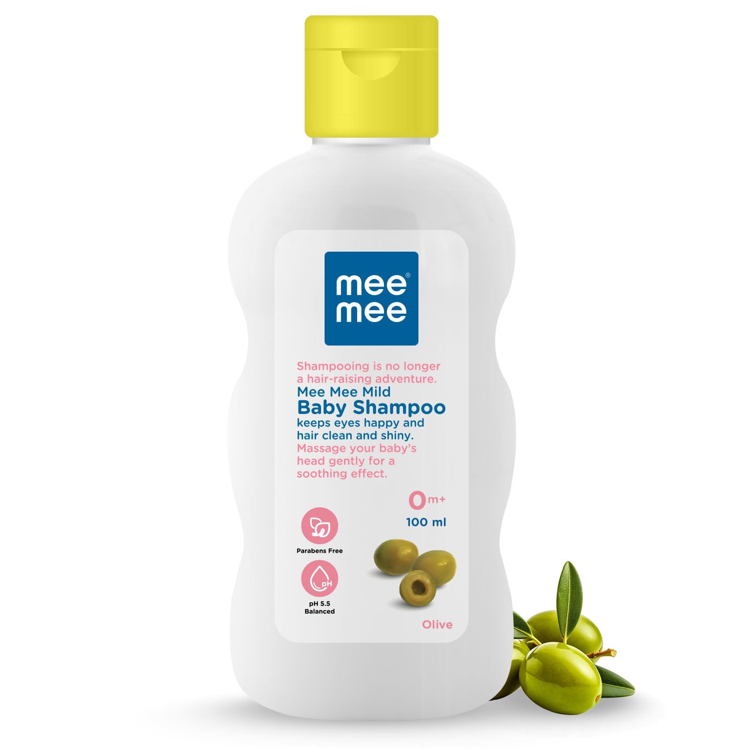 Mee Mee Gentle Baby Shampoo 100ml | For Daily Moisturizing Enriched with Olive Extracts | Tear-Free Nourishing Formula | Nourishes, Soothes, & Protects Babys Sensitive Skin and Skin Friendly PH (B08PSK36MK) Amazon Price History, Amazon Price Tracker