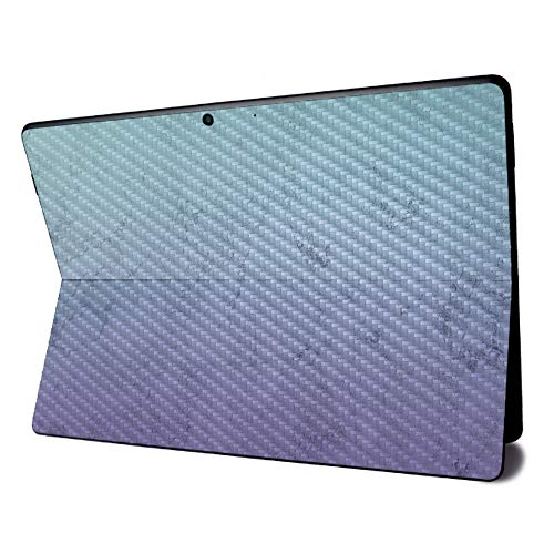 Image of MightySkins Carbon Fiber Skin for Microsoft Surface Pro X - Gradient Marble | Textured Carbon Fiber Finish | Easy to Apply, Remove, and Change Styles | Made in The USA