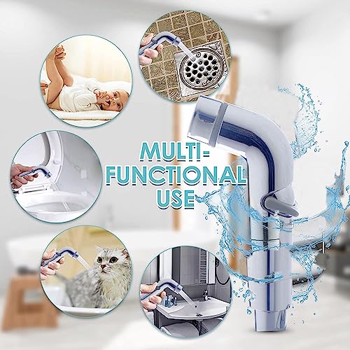 Image of Bathroom Jet Spray for Toilet Ennius Toilet Jet Spray, Jet Spray for Toilet Portable | Portable Health Faucet Jet Spray for Toilet - for Multiple Tasks | Jet Spray Portable | Toilet Spray Jet