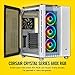 immagine 2Corsair Crystal Series 680X RGB Case da Gaming, Flusso d’Aria Elevato Vetro Temperato ATX Smart, Bianco