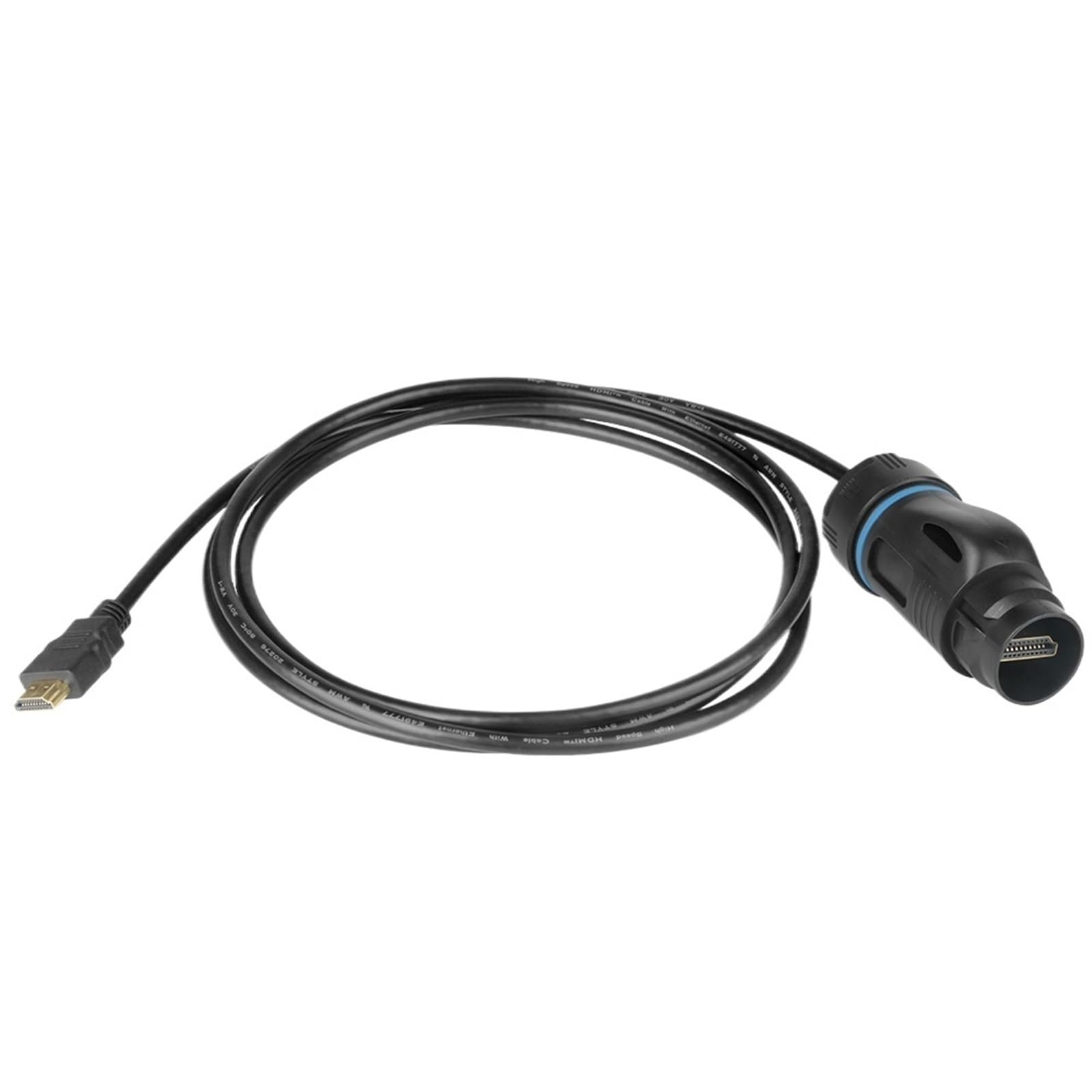 Wodoodporne złącze kabla 2.0, kompatybilne z HDMI M24, szybkie złącze transmisji do komputera, projektora wideo UHDTV (tylko wtyczka (2 m)