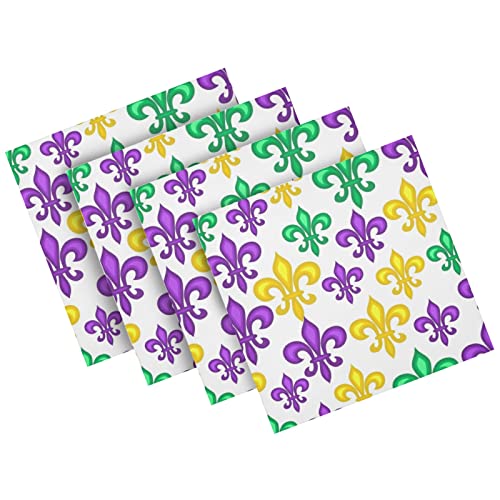 Servilletas de Tela Naanle Fleur De Lis 20 x 20 in Pack 4 miniatura 1