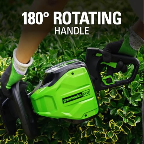 Image of Greenworks Pro 80V 26 inch Cordless Hedge Trimmer, Tool Only, Battery Powered, Green