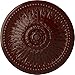 Ekena Millwork CM29SPBMF Springtime Ceiling Medallion, 29 3/8"OD x 2 7/8"P, Hand-Painted Brushed Mahogany