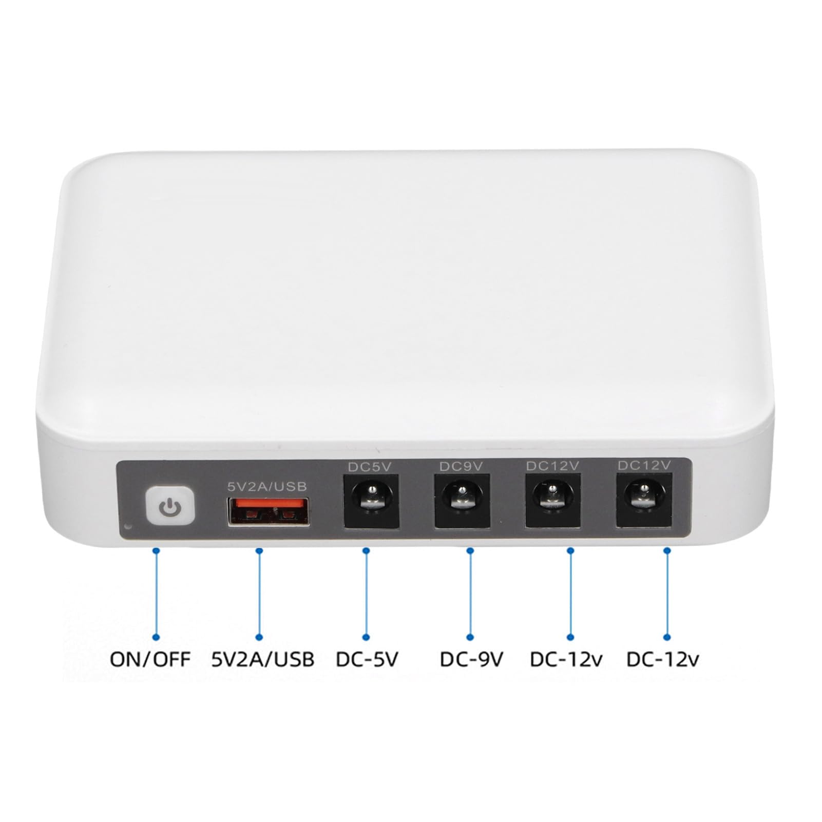 Lot Batterie Lithium Mini UPS Powerbank AFTERTECH - 12V 11000mAh 132Wh - USB 9V