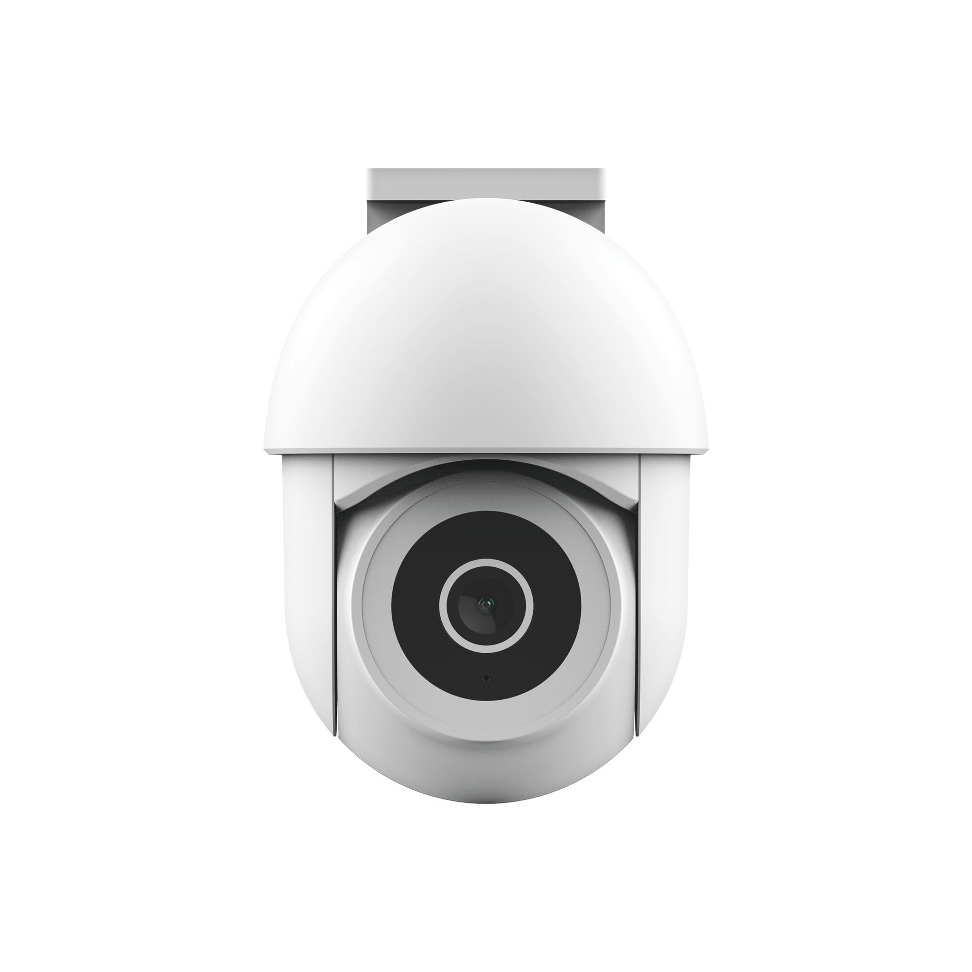 Trust SMARTCAM-3900 Telecamera Wifi Esterno 360°, con Visione Notturna | Luce/Sirena/Microfono Integrati, Rilevamento Umano, Videocamera Sorveglianza con App, Casa Intelligente, Bianco