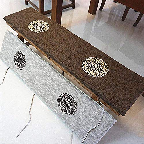 Coussin extérieur d'oscillation imperméable gris pour banc et de chaise - 3