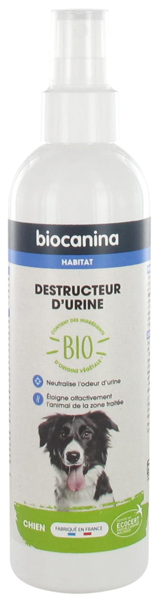BIOCANINA Destructeur d'Urine Chien Bio 240 ML
