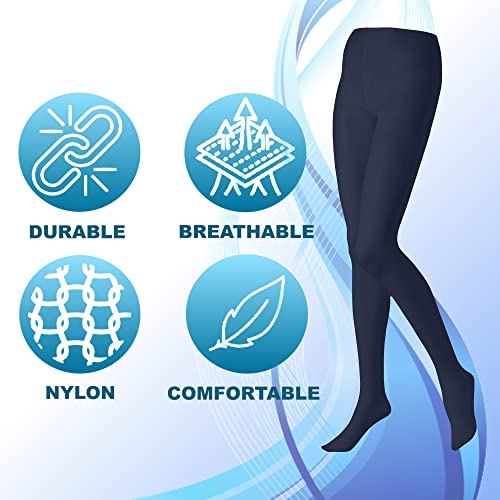 Image of Butterfly EMEM Apparel Women's Plus Size Queen Opaque Footed Tights