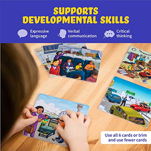 Spark Cards Sequence Cards for Storytelling and Picture Interpretation Speech Therapy Game, Special Education Materials, Sentence Building, Problem Solving, Improve Language Skills - Image 7