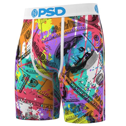 PSD Men's Gambling Print Boxer Briefs - 7 Inch Inseam Breathable and Supportive Men's Underwear with Moisture-Wicking Fabric4