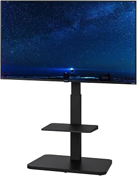 55 inch compatibleIris Ohyama TV Stand Wall Mount High Type TV Stand Angle Adjustment Height Adjustment UTS-640R Black