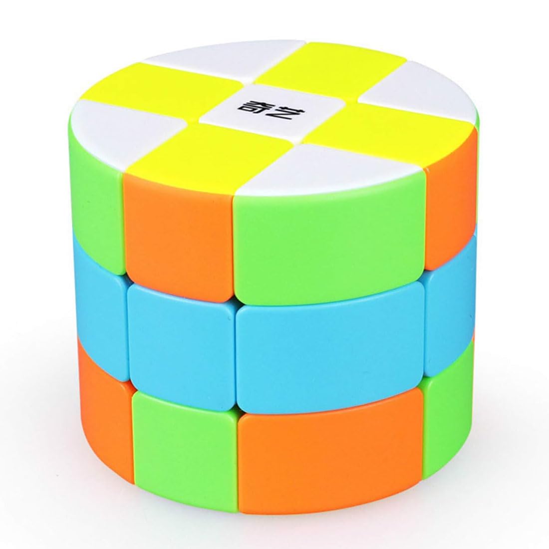 HAWKISTER Adult,Kid Qiyi Cylinder 3X3 Stickerless High Speed Cube, Smooth Turning Barrel Cube Puzzle-image-12