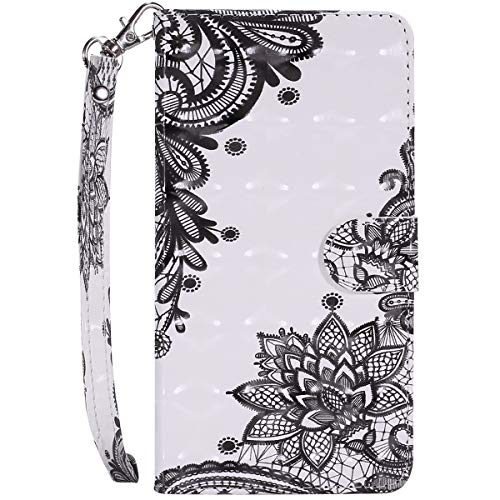 Robinsoni Xiaomi 8 SE Phone Case Leather PU Case Wallet Style Phone Cover Magnetic Folio Flip Case Shockproof Kickstand Case Heavy Duty Case Hard Case Silicone Inner Phone Cover Notebook Cover W&B