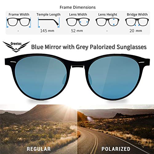 Ultra Thin Super Light Luxury Sunglasses with Metal Black Blue Mirror and Polarized UV400 Sunglasses3