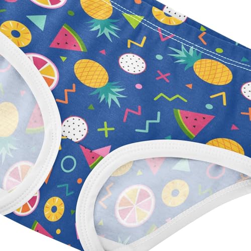 Little Girl Underwear Toddler Panties Kids Undies Watermelon Orange Fruits Soft Cotton Briefs 2T-8Y4