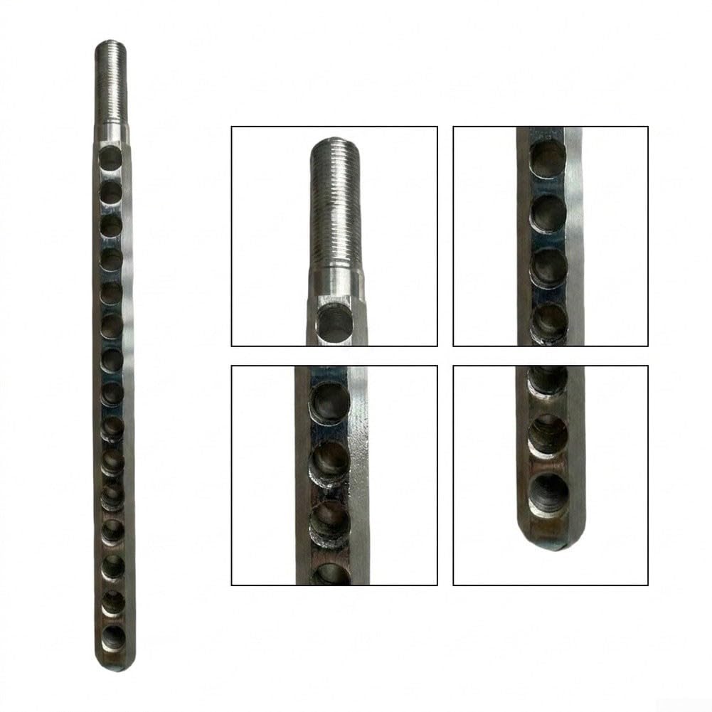 Estensore per cavi in acciaio di alta qualità, diametro 2 cm, per macchine per cavi di casa, palestra, gancio di sicurezza, accessorio da 30 cm, 20 fori (15 fori a)