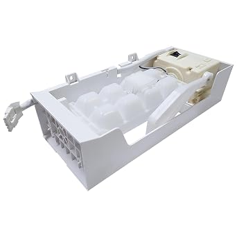W11546935 Refrigerator Ice Maker with 5-Pin Male Connector W11359448 Ice Maker Assembly Fits for Whirlpool Amana Kenmore Replaces W11700250 W11633658