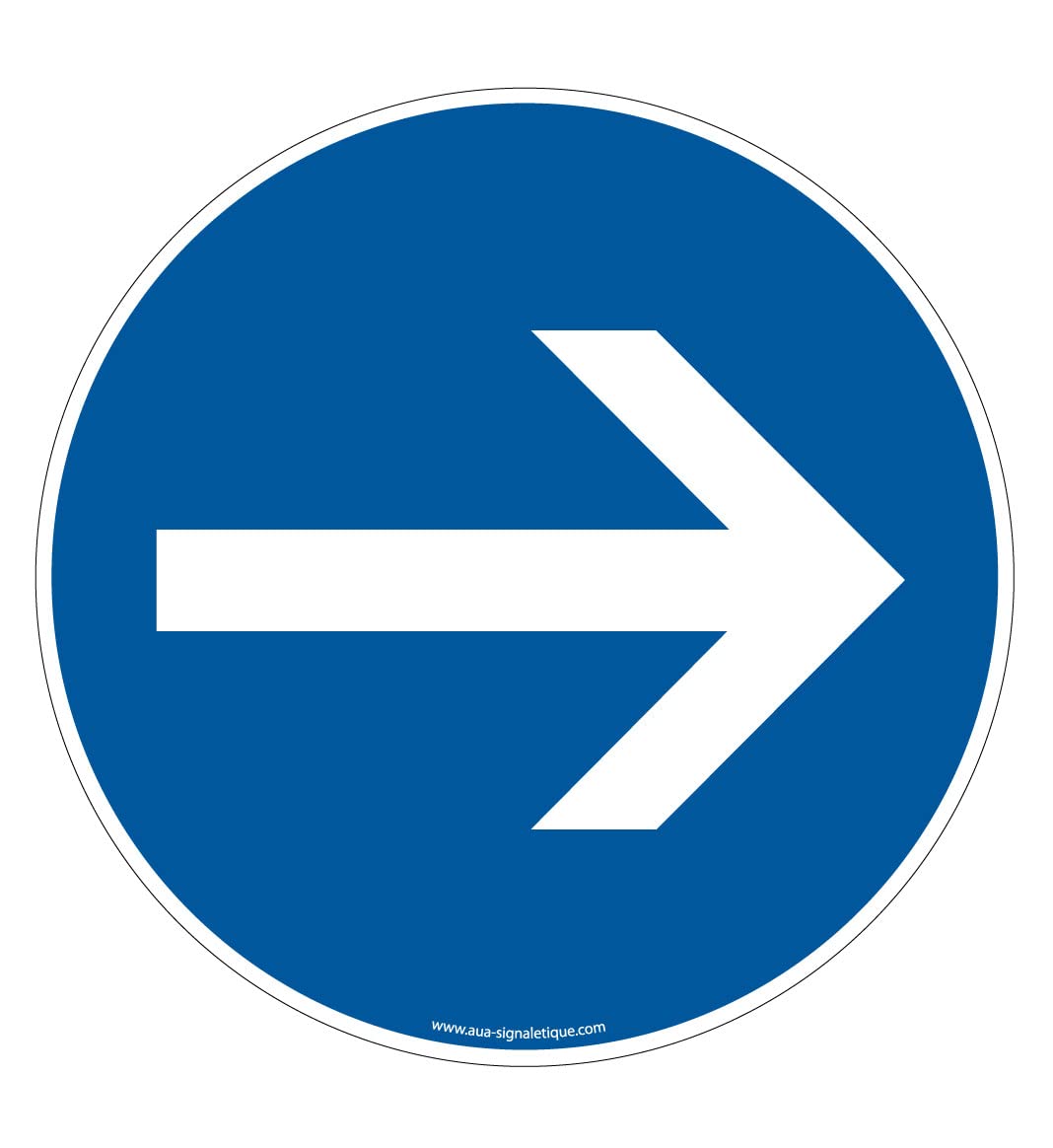 Cartello 'Si Prega Di Non Parcheggiare' – AUA SIGNALETIQUE – PVC 1.5mm, 230 Mm – Fabbricazione Francese